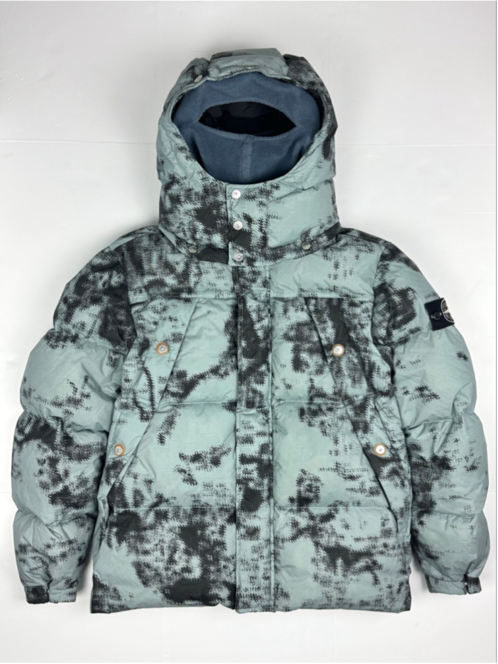 NWOT Stone Island Earth Mapping Camo Thermosensitive Ice Jacket Puffer Medium